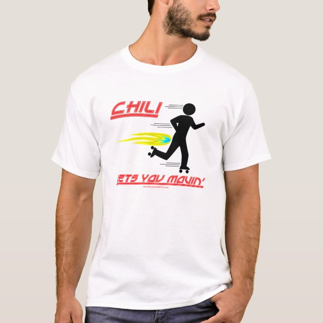 T-shirt Le piment vous obtient Movin (Devant)