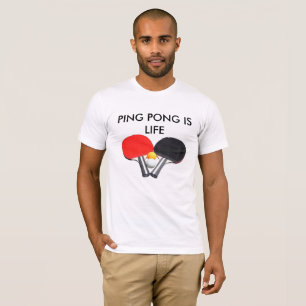T-shirt Le ping-pong est la vie
