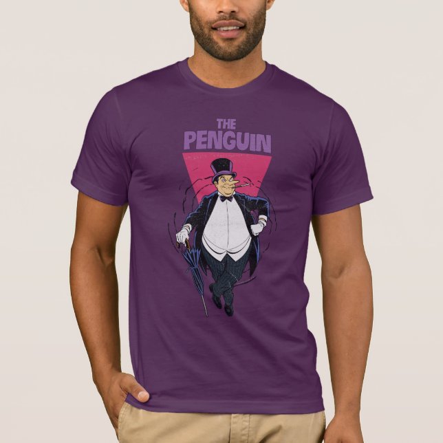 T-shirt Le pingouin - Graphisme en détresse (Devant)