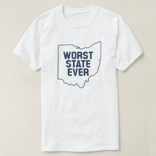 T-shirt Le pire État jamais connu (Ohio)