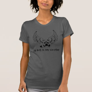 T-shirt Le pitbull est mes femmes élégantes de chemise de