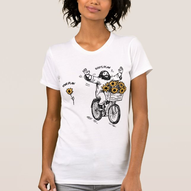 T-shirt Le plan de Dieu vs votre plan (Devant)