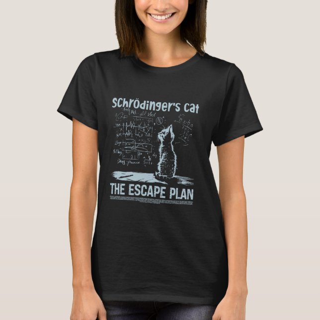 T-shirt Le Plan d'Évasion du Chat de Schrödinger Théière d (Devant)