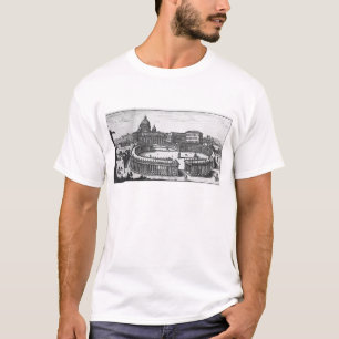 T-shirt Le plan original de Bernini pour le carré de St