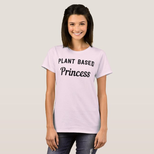 T-shirt Le plante a basé la princesse (Devant entier)