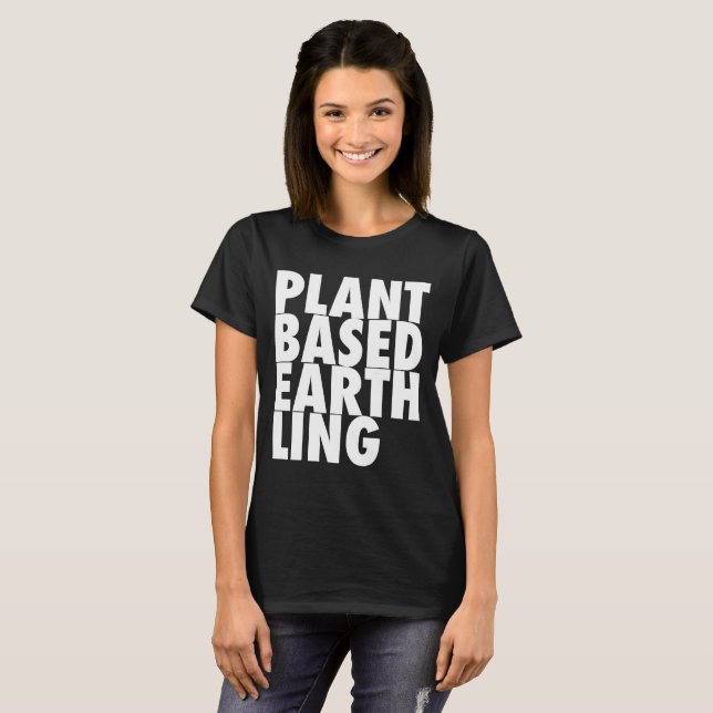 T-shirt Le plante a basé le terrien (Devant entier)