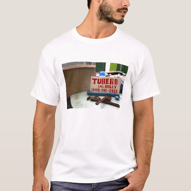 T-shirt Le plombier (Devant)