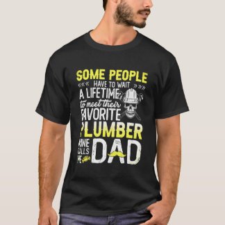 T-shirt Le plombier Favori m'appelle Papa