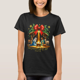 T-shirt Le plus beau cadeau de toute la Nativité chrétienn
