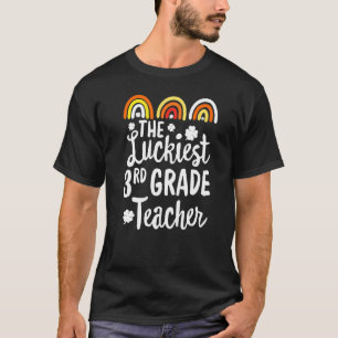 T-shirt Le plus chanceux enseignant de 3e année St Patrick