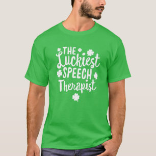 T-shirt Le plus chanceux orthophoniste St. Patrick's Day L