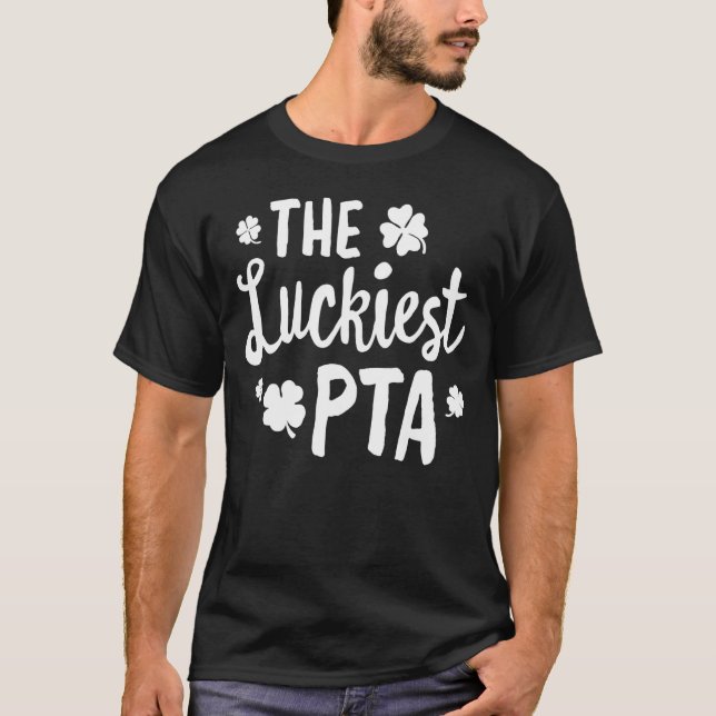 T-shirt Le plus chanceux PTA St Patrick's Day physique The (Devant)