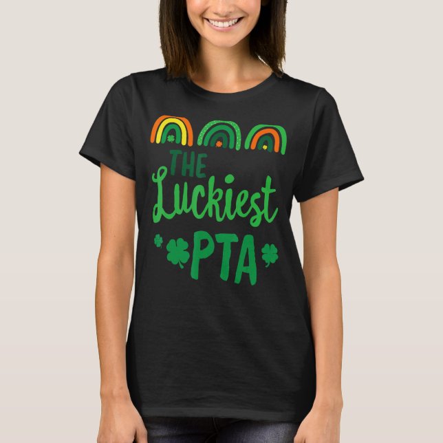 T-shirt Le plus chanceux Pta St Patrick's Day Thérapie phy (Devant)