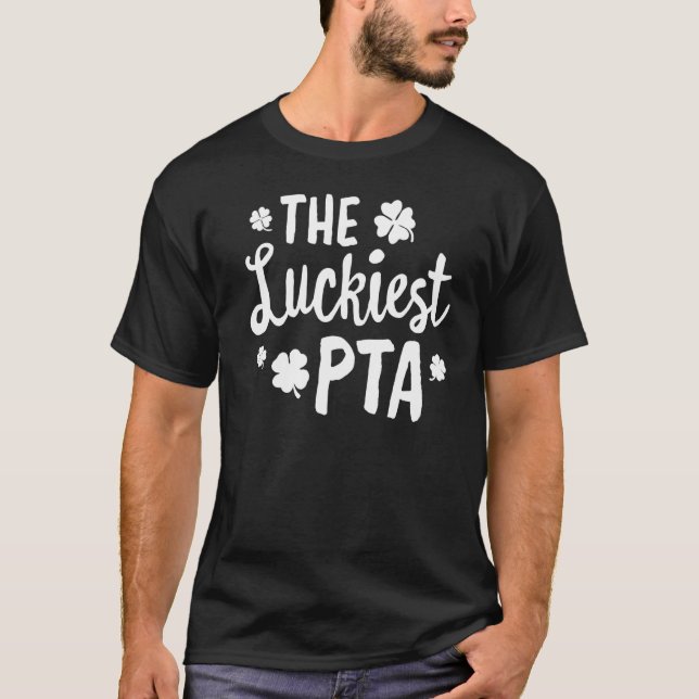 T-shirt Le plus chanceux PTA St Patrick's Day Thérapie phy (Devant)