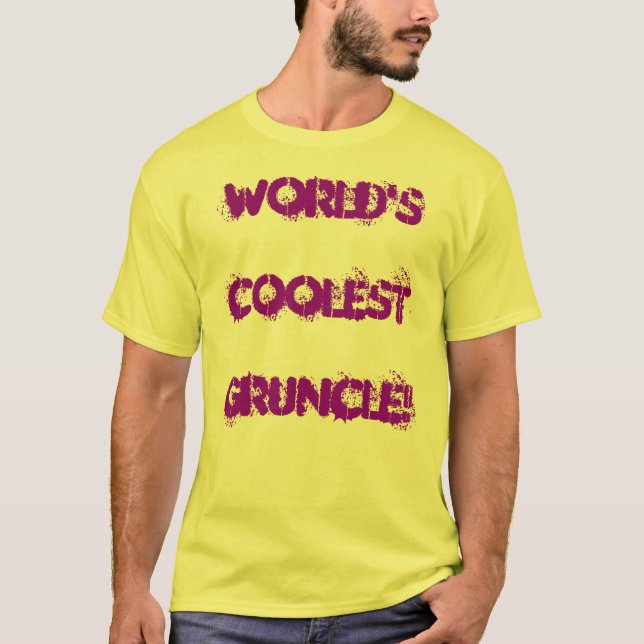T-shirt Le plus cool du monde, Gruncle ! (Devant)