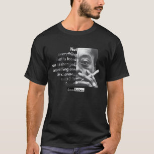 T-shirt Le plus drôle James Baldwin Manifestation Cadeau F