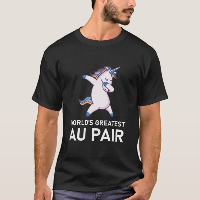T-shirt Le plus grand au pair du monde (Devant)