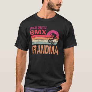 T-shirt Le Plus Grand Bmx Grand-Mère Vintage Fête De Mère