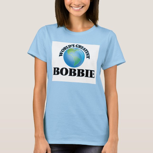 T-shirt Le plus grand Bobbie du monde (Devant)