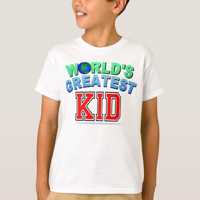 T-SHIRT LE PLUS GRAND ENFANT DU MONDE (Devant)