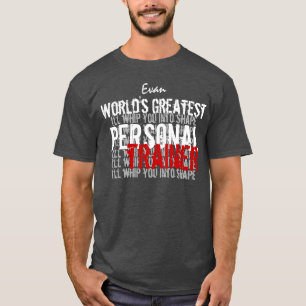 T-shirt Le plus grand entraîneur personnel A009A drôle d