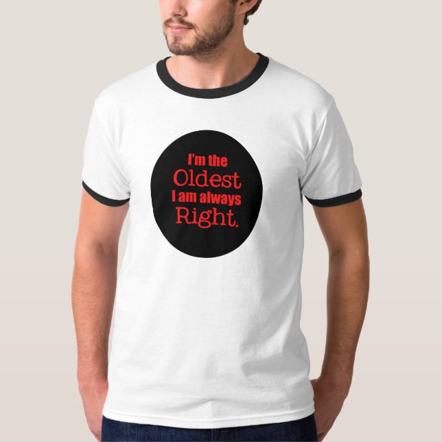 T-shirt Le plus grand et le plus vieux (Devant)