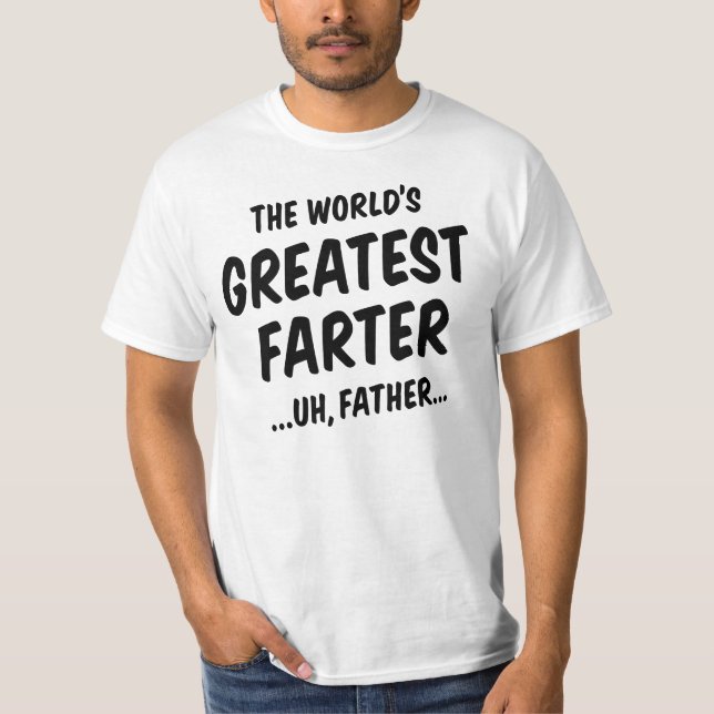 T-shirt Le plus grand Farter du monde (Devant)
