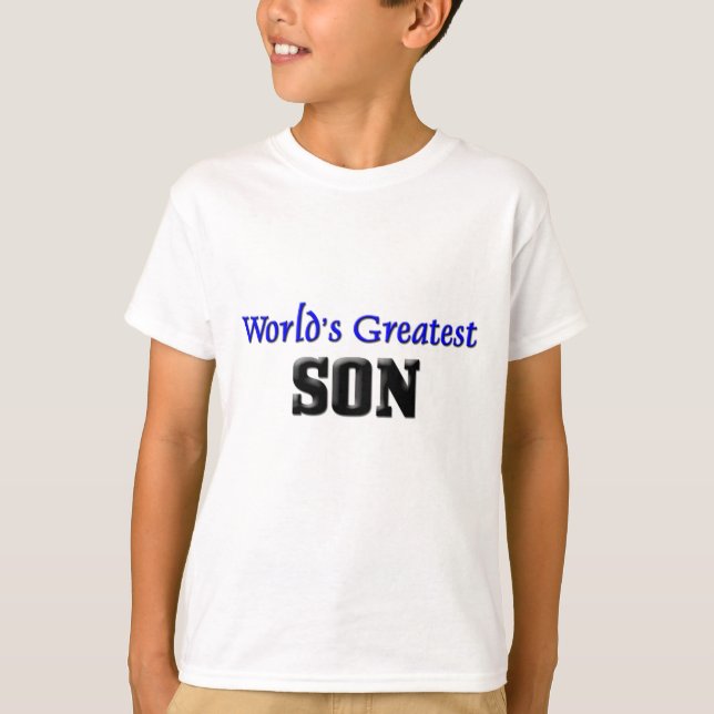 T-shirt Le plus grand fils du monde (Devant)