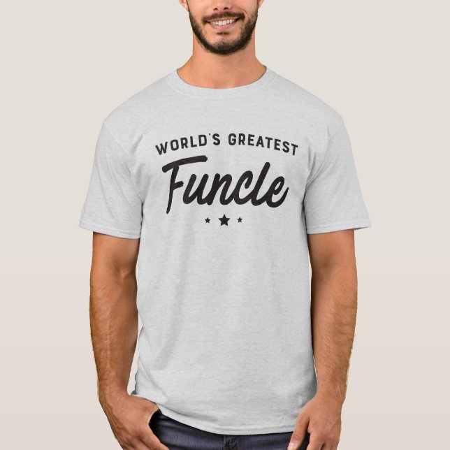 T-shirt Le plus grand funcle du monde (Devant)