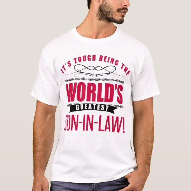 T-shirt Le plus grand gendre du monde (Devant)