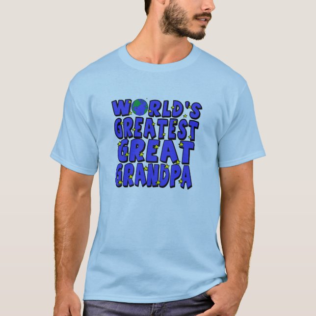 T-shirt Le plus grand grand grand-papa du monde (Devant)
