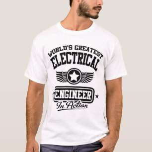T-shirt Le plus grand ingénieur électrique du monde dans