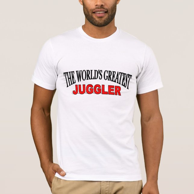T-shirt Le plus grand jongleur du monde (Devant)