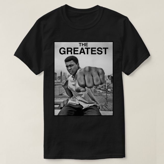 T-shirt "Le Plus Grand" Muhammad Ali (Design devant)
