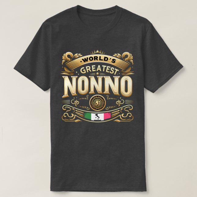 T-shirt Le plus grand Nonno du monde (Design devant)