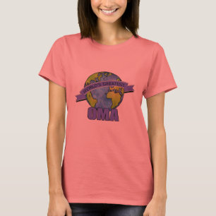 T-shirt Le plus grand Oma du monde