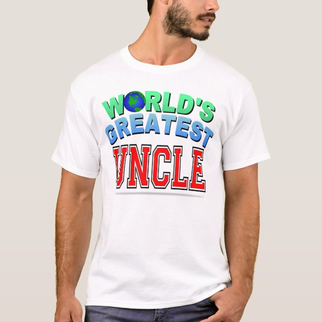 T-SHIRT LE PLUS GRAND ONCLE DU MONDE (Devant)