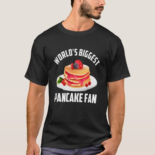 T-shirt Le plus grand pancake du monde (Devant)