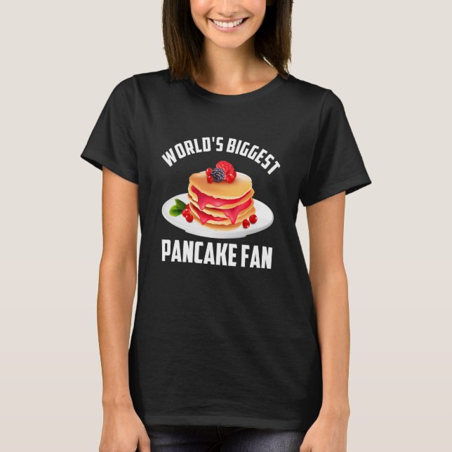 T-shirt Le plus grand pancake du monde (Devant)