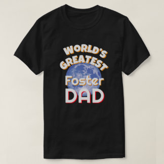 T-shirt Le plus grand papa adoptif des mondes