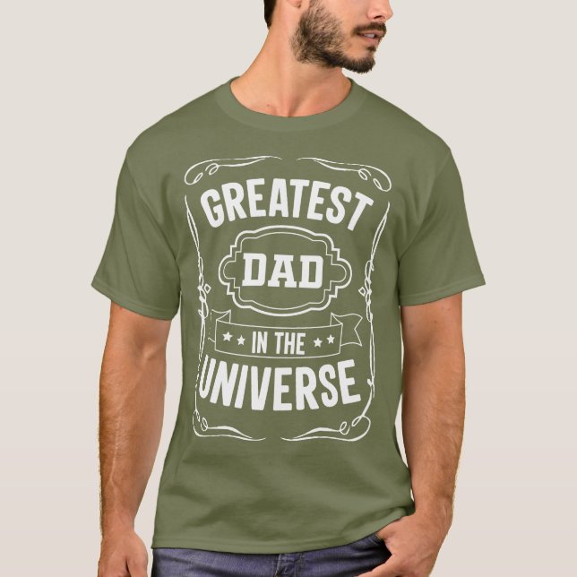 T-shirt Le plus grand papa de l'Univers (Devant)