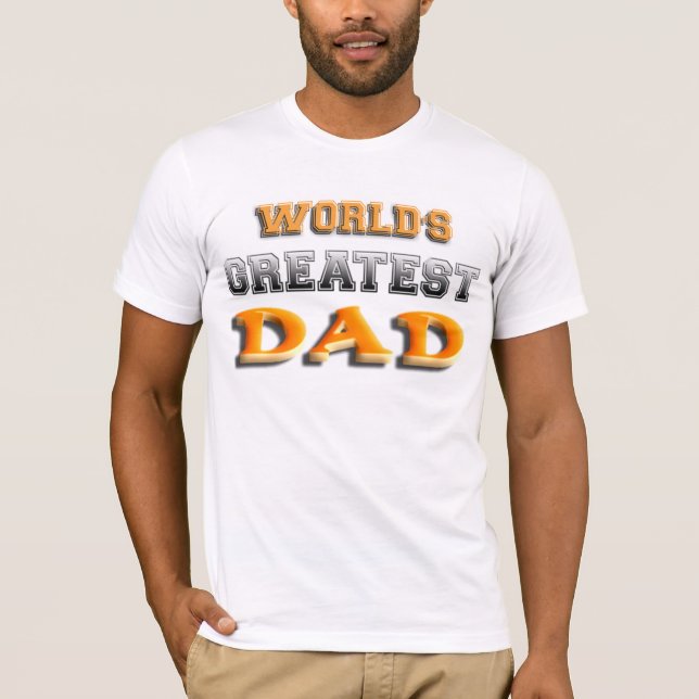 T-shirt Le plus grand papa du monde (Devant)