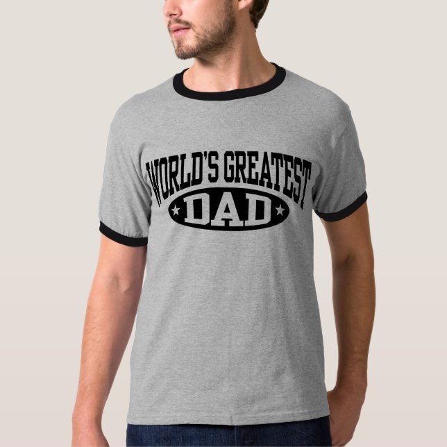 T-shirt Le plus grand papa du monde (Devant)