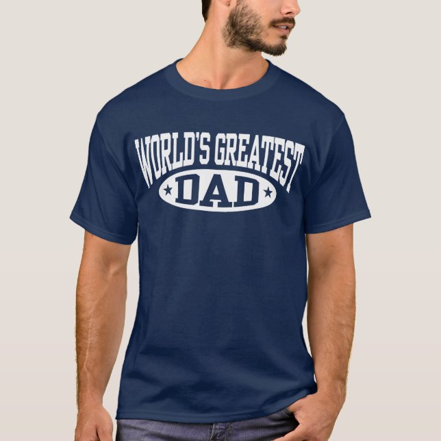 T-shirt Le plus grand papa du monde (Devant)
