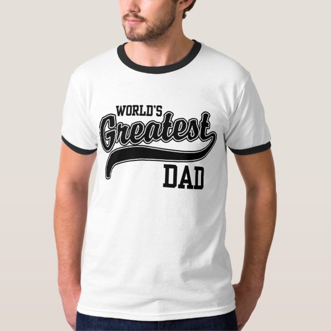 T-shirt Le plus grand papa du monde (Devant)