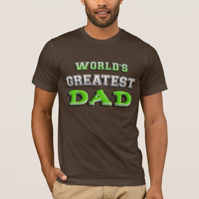 T-shirt Le plus grand papa du monde (Devant)