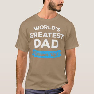 T-shirt Le plus grand papa du monde des hommes coureur de