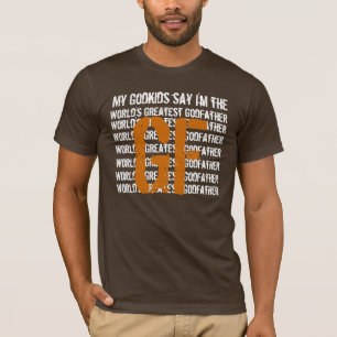 T-shirt Le plus grand parrain du monde que mon Godkids