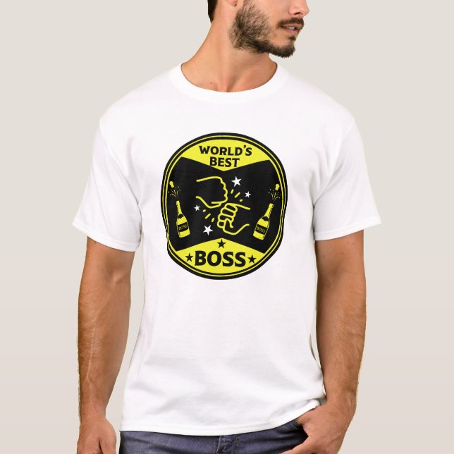 T-shirt Le plus grand patron du monde (Devant)