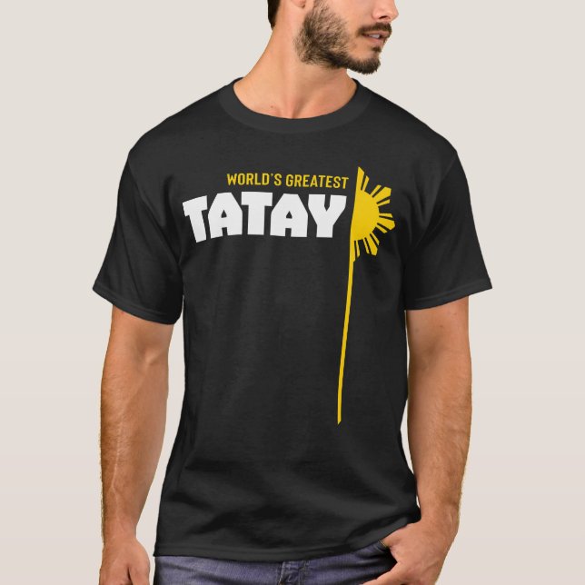 T-shirt Le plus grand Tatay du monde - (Devant)